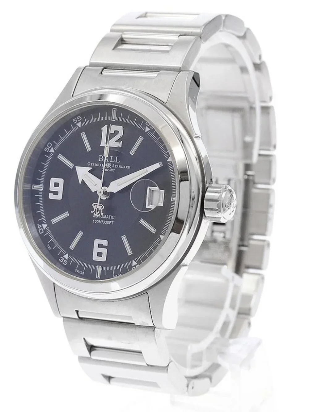 BALLWATCH Stokeman Racer NM2088C-SJ-BKWH Date black Dial Automatic Men's_972386